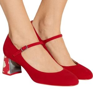 Sophia Webster suede Mary Janes - size 39